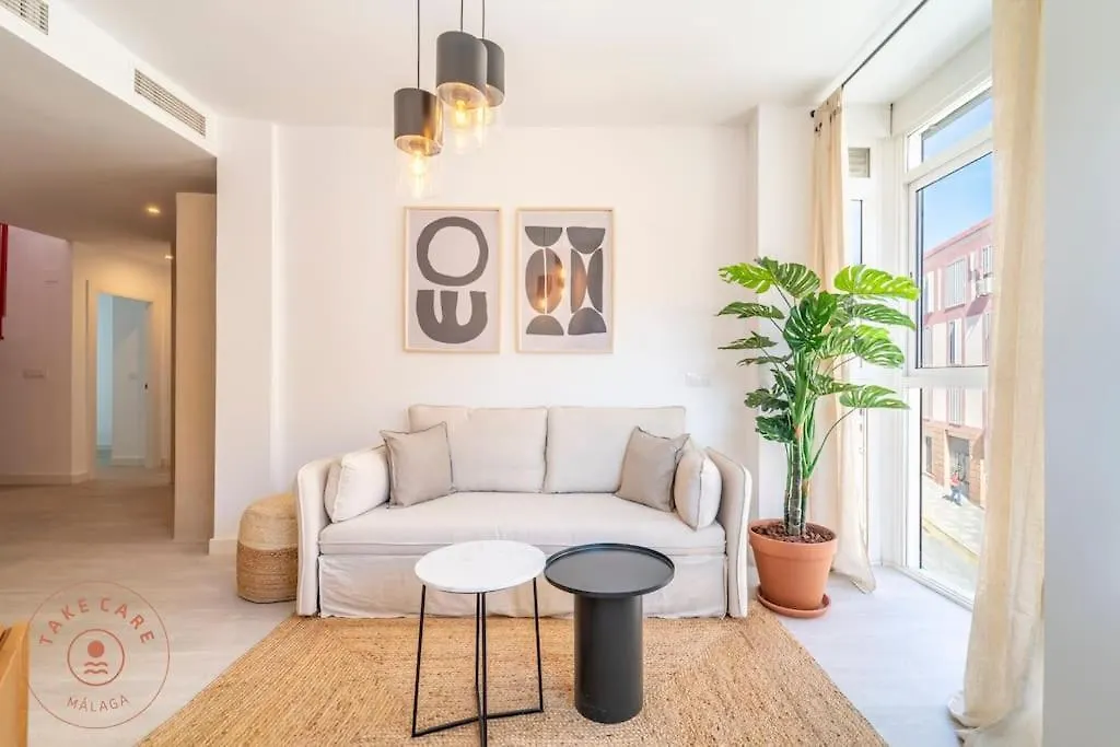 Casa La Terraza With Big Rooftop Terrace Malaga Apartment