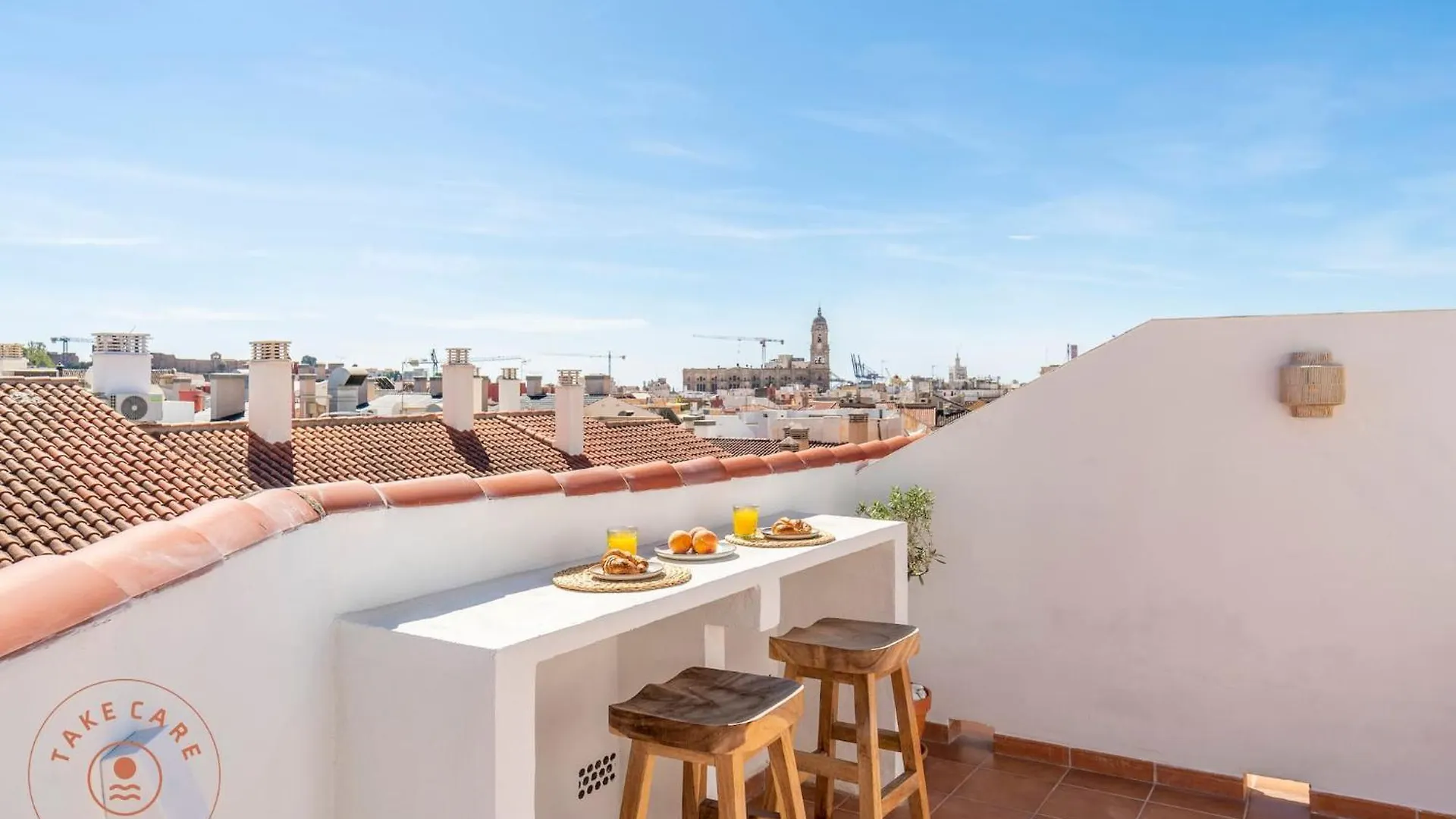 Lejlighed Casa La Terraza With Big Rooftop Terrace Málaga