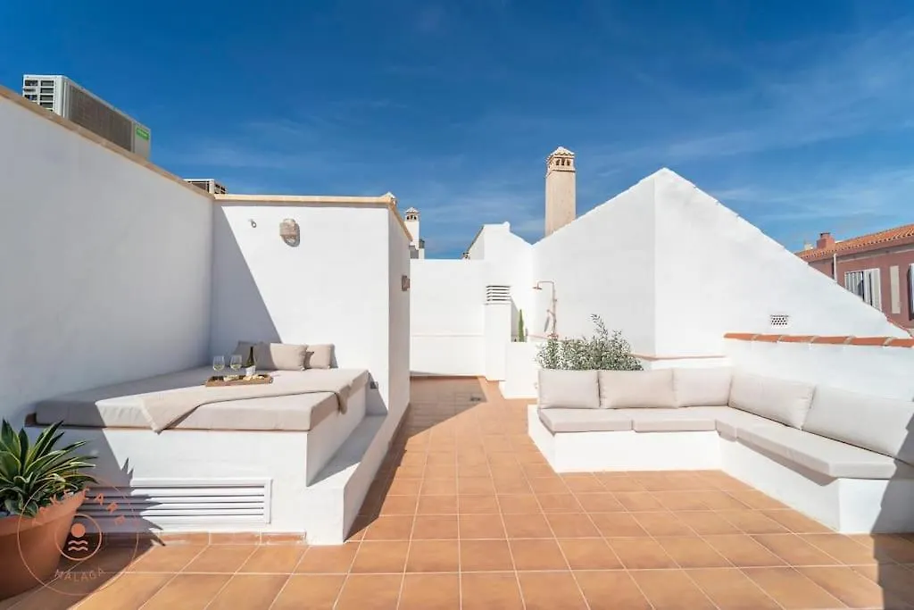 Casa La Terraza With Big Rooftop Terrace Malaga 0*,