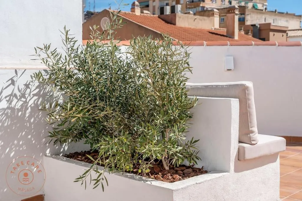 Casa La Terraza With Big Rooftop Terrace Malaga